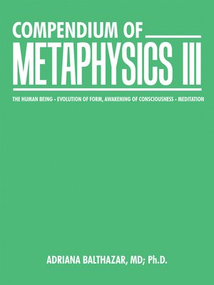cover image of Compendium of Metaphysics Iii